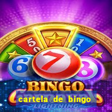 cartela de bingo cha de panela